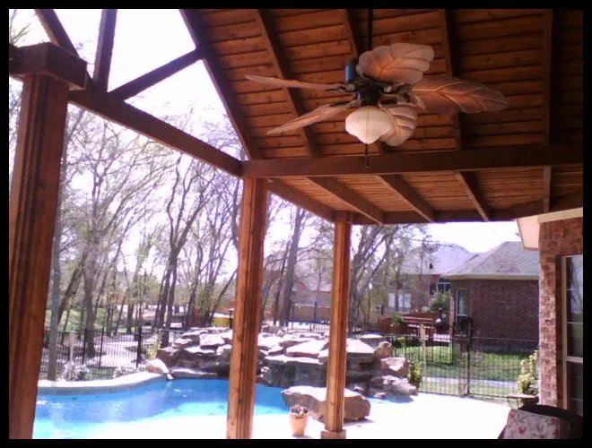 Custom Built Composition Shingled Patio Cover