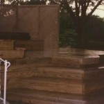 Treated Pine Wood Deck